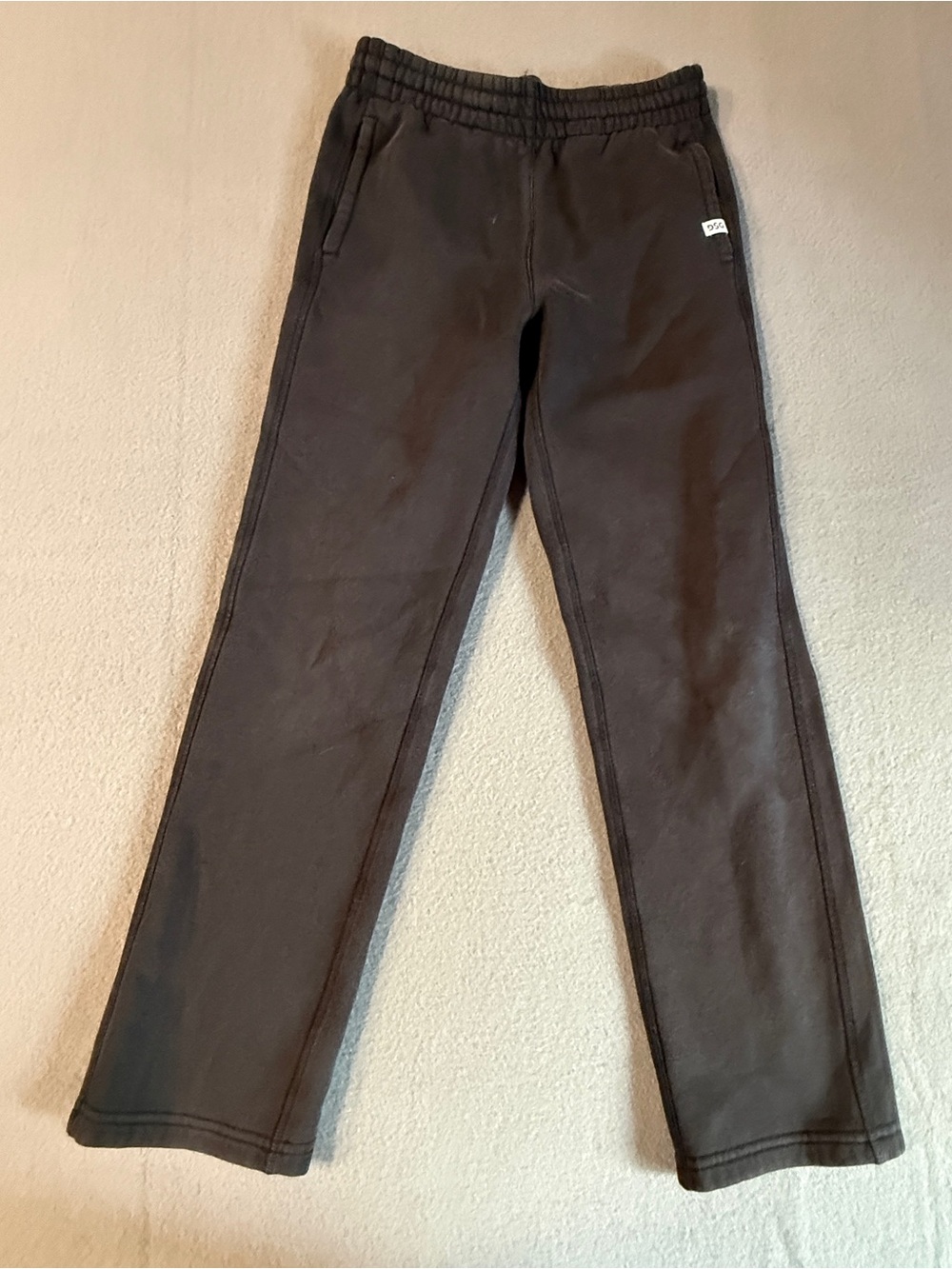 DSG Black Kids Sweatpants with Elastic Waistband